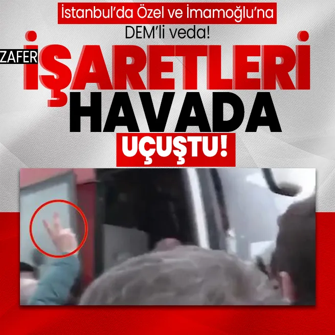 Son dakika: CHP ile DEM Parti arasındaki kirli ittifakın kanıtı Ümraniye’de! Özgür Özel ve Ekrem İmamoğlu’na zafer işaretiyle uğurlama