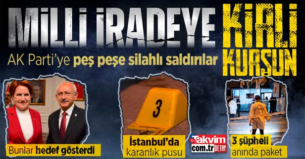 AK Parti'ye peş peşe silahlı saldırılar! Önce Adana Çukurova şimdi de Bahçelievler Kocasinan ve Kuleli: 5 kovan isabet eden 4 mermi...