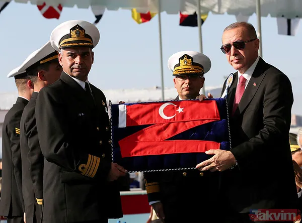 Başkan Erdoğan TCG Burgazada'nın teslim törenine katıldı - 38