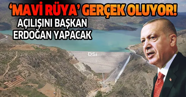 Konya'da 72 bin 650 dekar alan suyla buluşacak! Açılış törenine Başkan Erdoğan video konferans yoluyla katılacak