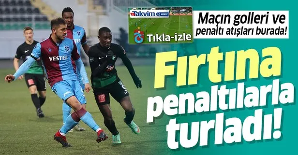 MAÇ SONUCU: Denizlispor 2 - 0 Trabzonspor  ÖZET VE PENALTILAR İZLE 2-4