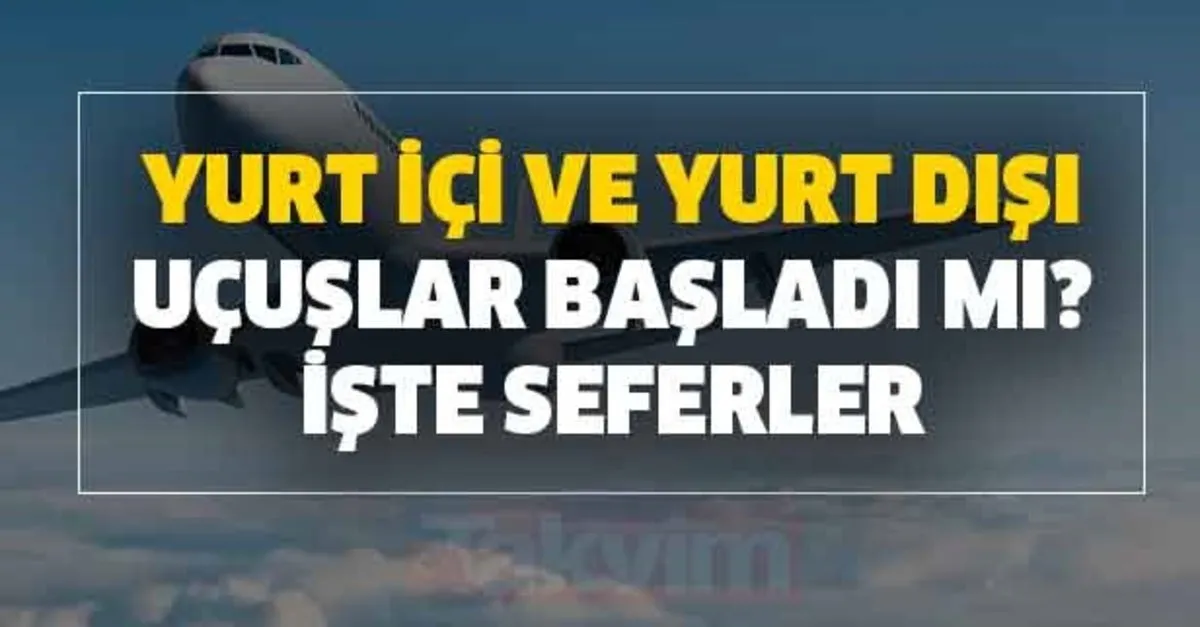 Thy Pegasus Ve Sunexpress Yurt Ici Ve Yurt Disi Ucuslar Basladi Mi Takvim
