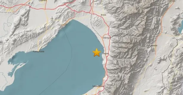 Son dakika: Akdeniz'de Hatay İskenderun Körfezi açıklarında deprem! AFAD ve Kandilli'den peş peşe açıklama