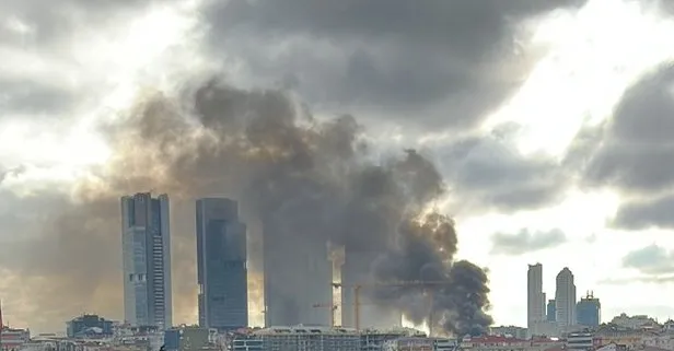 Şişli’de korkutan yangın! Dumanlar gökyüzünü kapladı