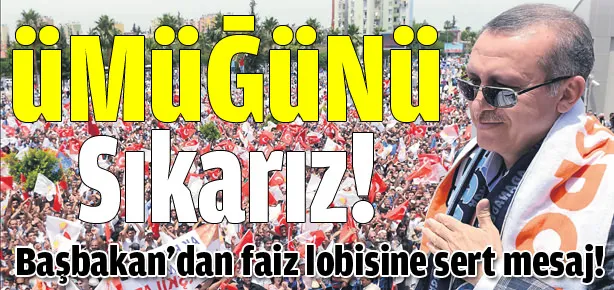 Ümüğünü sıkarız