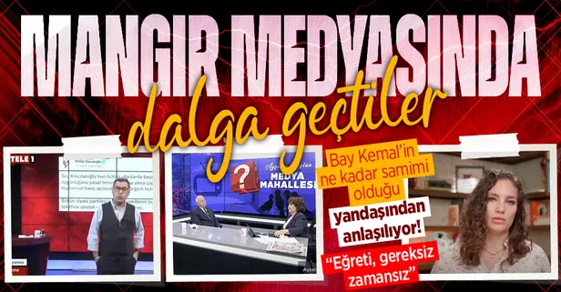 CHP lideri Kemal Kılıçdaroğlu'nun başörtüsü sözleri fondaş medya TELE1, Halk TV ve Nevşin Mengü'den tepki çekti! Enver Aysever dakikalarca dalga geçti