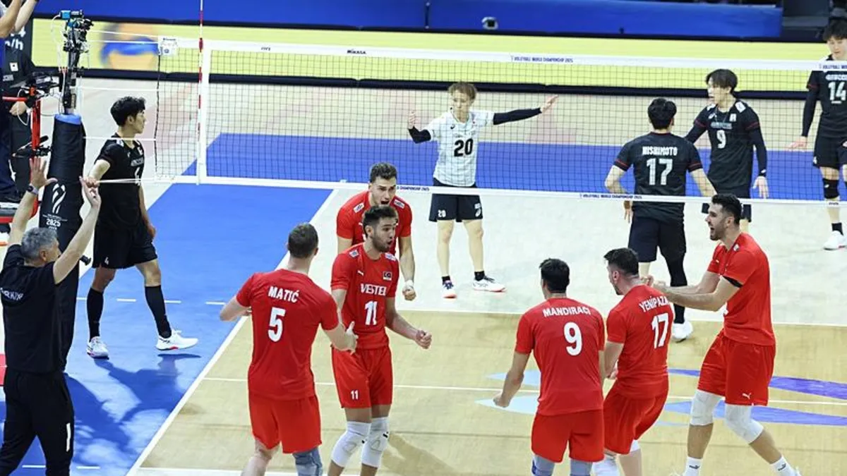A Milli Erkek Voleybol Takımı Dünya Şampiyonası'nda Libya'yı 3-1 yendi