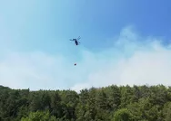 Kumlucada orman yangını! 4 hektar zarar gördü