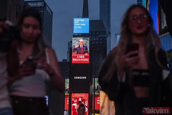 Başkan Erdoğan'ın ünlü sözü Times Meydanı'nda: Daha adil bir dünya mümkün | Dünya 5'ten büyüktür - 2