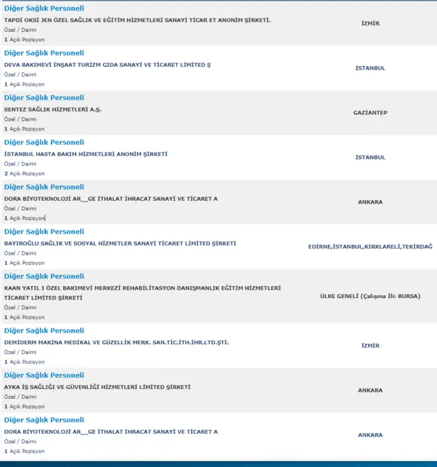 Hastanelere KPSS şartsız en az ilköğretim mezunu personel ve işçi alımı yapılıyor!-7