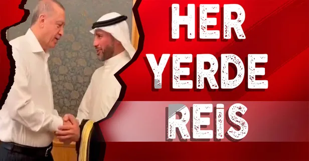 Başkan Erdoğan, Kuveyt Ulusal Meclisi Başkanı Marzuk Ali El-Ganim ile görüştü