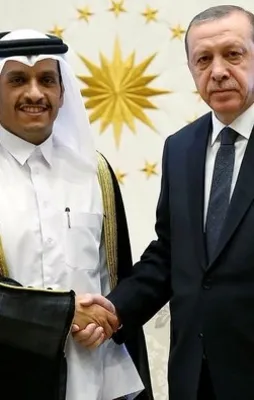 Cumhurbaşkanı Erdoğan, Katar Dışişleri Bakanı'nı ağırladı