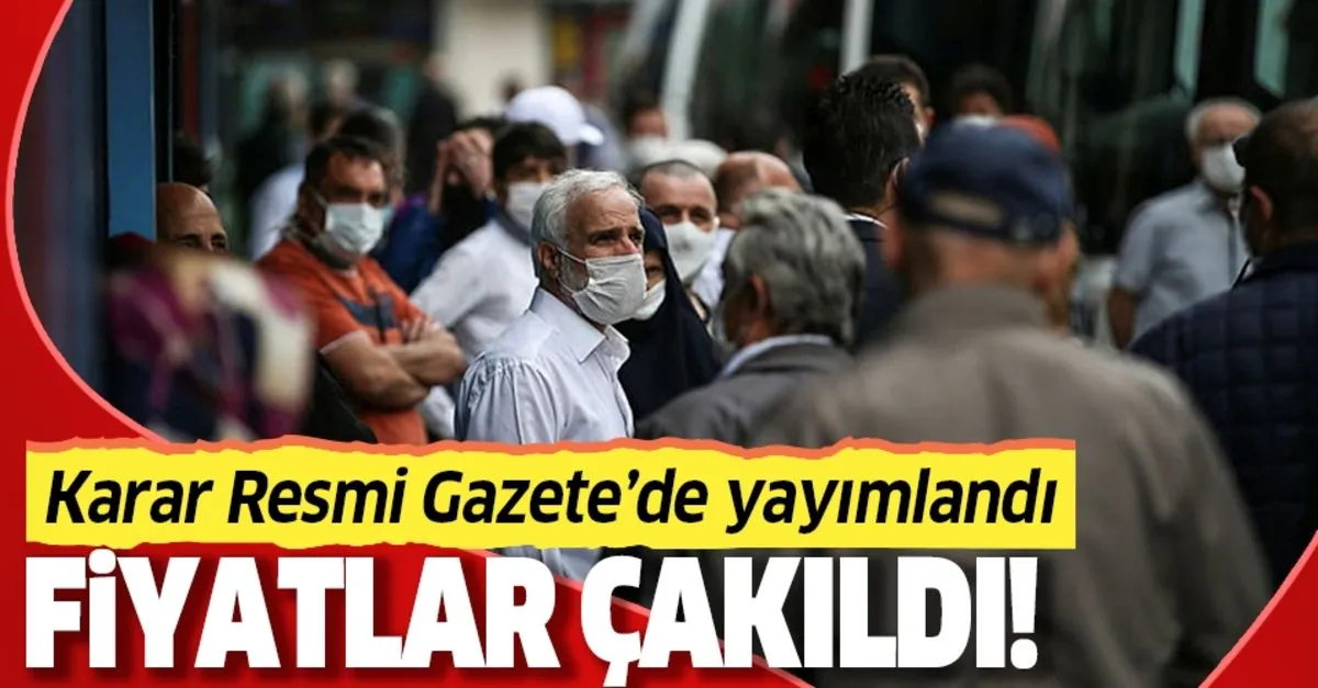 Karar Resmi Gazete De Yayimlandi Otobus Fiyatlari Cakildi Takvim