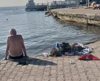 Son dakika: CHP’li Adalar Belediyesi’nde çöp yığınları! Vatandaşlar çöplerin arasında denize girdi!