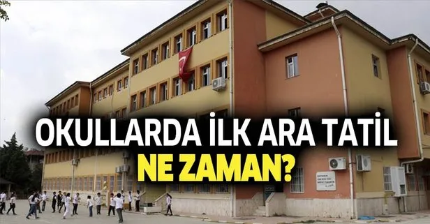 MEB 2019: İlk ara tatil ne zaman? Kasım tatili ayın kaçında? 15 gün yarıyıl tatili ne zaman? 2019 okul tatilleri