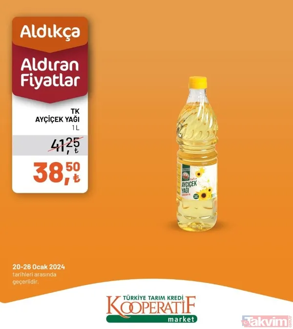 Ayçiçek Yağı 38.50 Tl