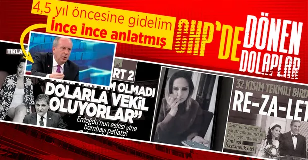 CHP'deki 'liyakatsizlik' itirafları Muharrem İnce'nin o konuşmasını akıllara getirdi! Dönen fırıldakları böyle anlatmıştı...