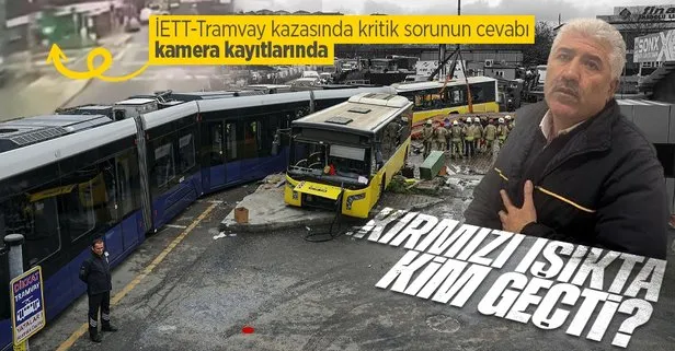 Alibeyköy’deki kaza kamerada! İETT otobüsünün yeşil ışıkta geçtiği ortaya çıktı