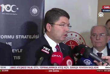 Adalet Bakanı Yılmaz’dan flaş açıklamalar