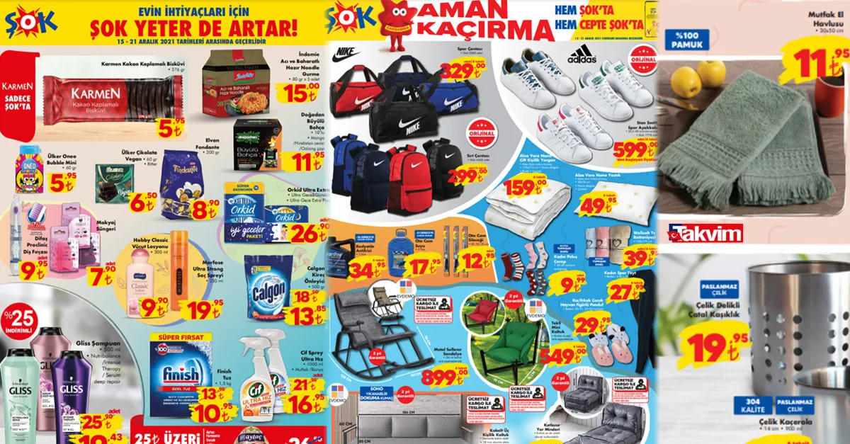 ŞOK’un aktüel kataloğunda 25 TL’lik alışverişe 17 TL sürprizi! Ütü, süpürge, havlu... ŞOK hafta sonu indirimleri açıklandı!