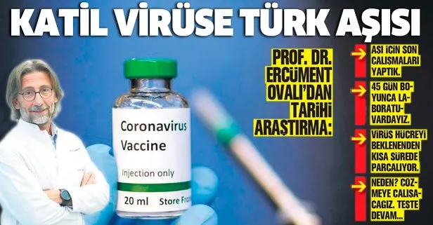 Kovid-19’a Türk aşısı: Laboratuvarda çalışma sürüyor