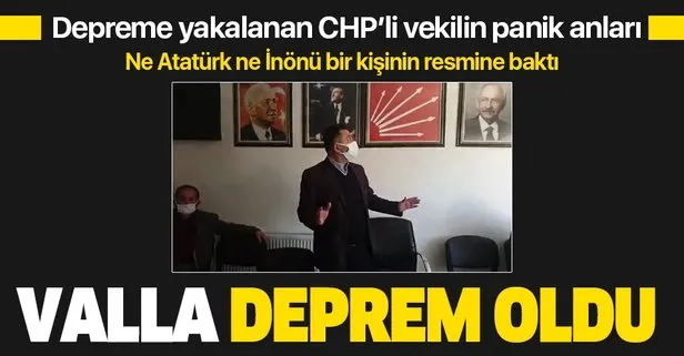 SON DAKİKA: CHP Genel Başkan Yardımcısı Veli Ağbaba canlı yayında Malatya’daki depreme yakalandı