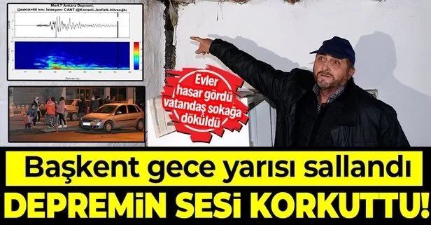 son dakika ankara daki depremin