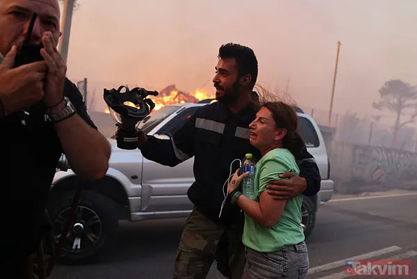 Yunanistan alevlere teslim oldu! O güne kadar kırmızı alarm! | Türkiye'den Yunanistan'a yardım eli - 1