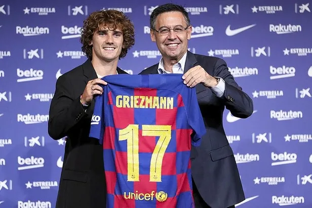 İspanyol devi Barcelona, Griezmann'ı tanıttı-3