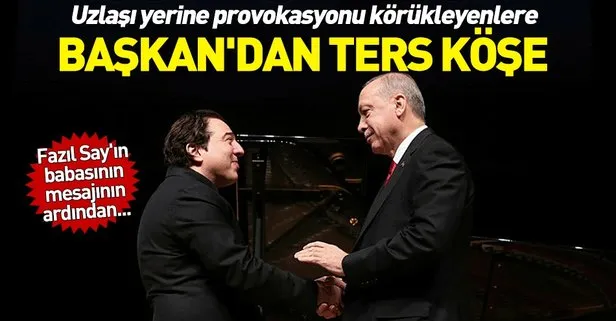 Başkan Erdoğan, Fazıl Say’ın babasını ziyaret edecek