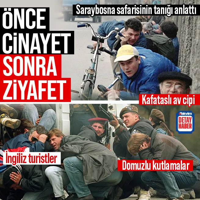 Saraybosna safarisinde yeni tanıklar ortaya çıktı: Hamileleri ve çocukları vurup ziyafet çektiler