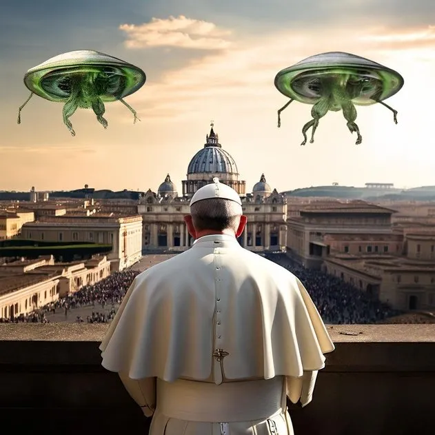 Vatikan’dan uzaylı yönergesi: Papa Francis Marslıları vaftiz etmek istiyor! 1978’den bu yana ilk: Büyük buluşma için hazırlığa başladılar