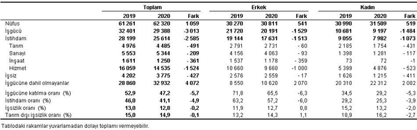 Son dakika: İşsizlik rakamları açıklandı | 2020 Nisan ayı işsizlik rakamları-3