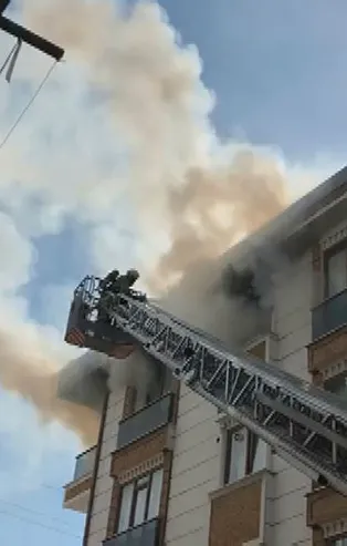 İstanbul Esenyurt'ta korkutan yangın