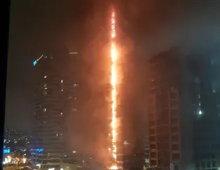 Kadıköy’de 24 katlı binada yangın!