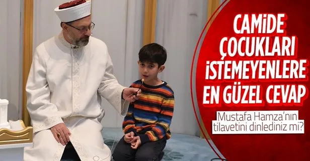 Erbaş paylaştı: Çocuklar camilerimizin süsüdür