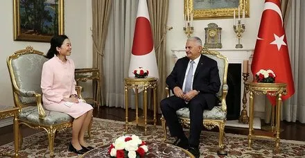 TBMM Başkanı Binali Yıldırım, Japonya Prensesi Mikasa'yı kabul etti