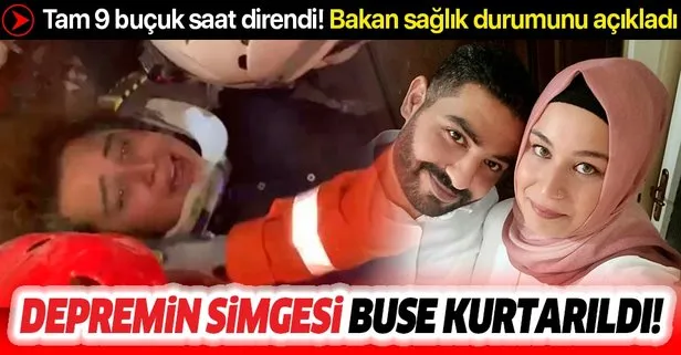 İzmir’deki depremde enkaz altında kalan Buse Has Yılmaz kurtarıldı!