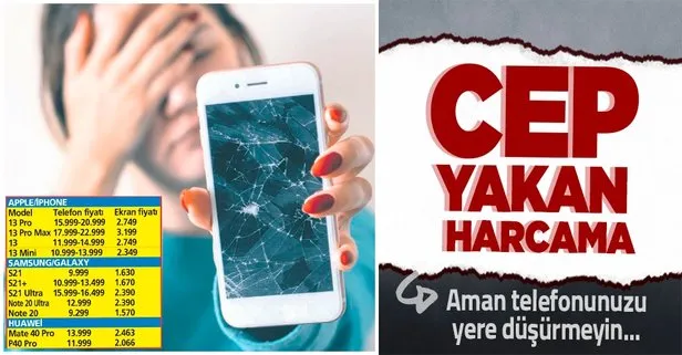 Ekran değişim ücretleri cep yakıyor! Samsung, Huawei, iPhone...