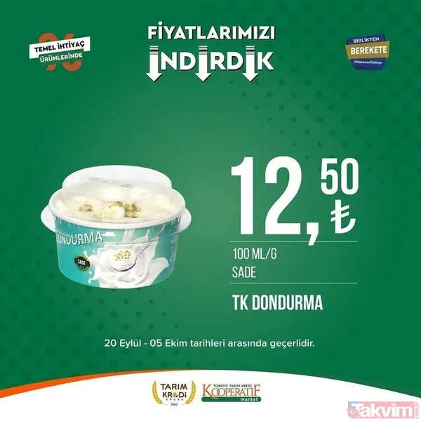 Tarım Kredi 5 Ekim FİYAT LİSTESİ 2023! Kooperatif marketlerinde indirimlerin son günü! Kırmızı mercimek 22.25, tost peyniri 59. 90... - 6