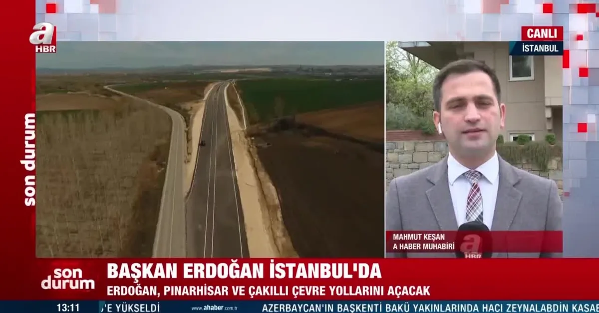 Kırklareli'ndeki Pınarhisar ve Çakıllı çevre yolları Başkan Erdoğan'ın katılımıyla açılıyor! Yılda 128,3 milyon lira tasarruf