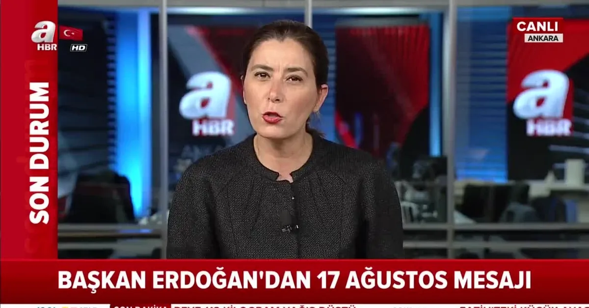 Başkan Erdoğan'dan '17 Ağustos' mesajı (Video)