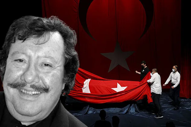 SON DAKİKA: Türk tiyatrosunun son temsilcilerinden Rauf Altıntak'a veda... Türk bayrağına sarılı tabutu alkışlarla uğurlandı