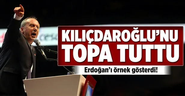Muharrem İnce Kılıçdaroğlu'nu topa tuttu!