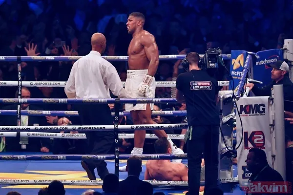 Anthony Joshua - Wladimir Klitschko maçı nefes kesti! - 37