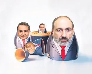 Doğu Akdenizi karıştırınca Osmanlı Tokadı yiyen Macron şimdi de Ermenistana sahip çıktı!