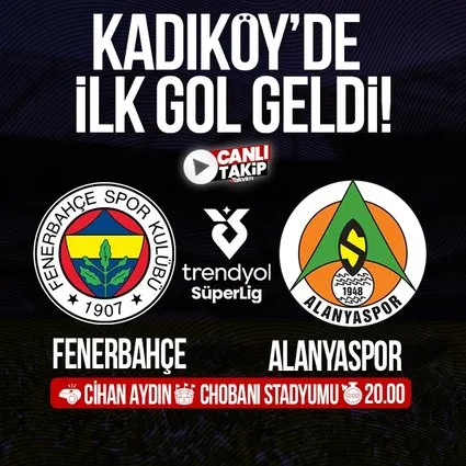 Fenerbahçe - Alanyaspor | CANLI