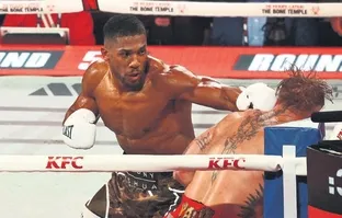 Joshua’dan boks dersi