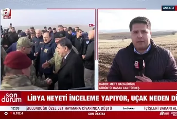 Libya heyeti enkaz alanında inceleme yaptı