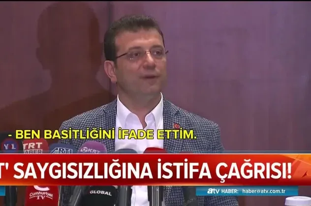 Ekrem İmamoğlu'nun 'it' saygısızlığına istifa çağrısı